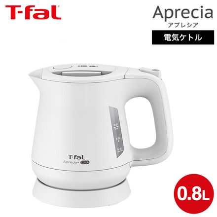 ティファール T-fal 電気ケトル アプレシア ロック 0.8L ホワイト KO6401JP 6408JP 640AJP