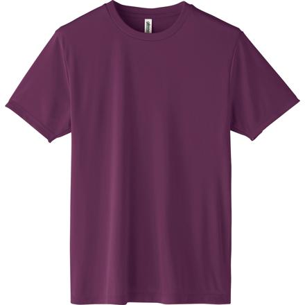 3.5オンス インターロック ドライTシャツ 014.パープル SSサイズ