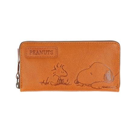 PEANUTS FRIEND 長財布 財布 CAMEL