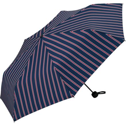 ワールドパーティー W by WPC. UX001 BaSic FoLDing UMbreLLa 折りたたみ傘 スクールストライプ