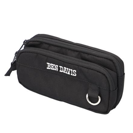 BEN DAVIS ベンデイビス W-PENCASE BDW-8289 ペンケース BLACK/WHITE