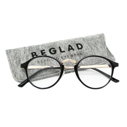 ビグラッド老眼鏡 BE-1018 ブラック 度数1.00