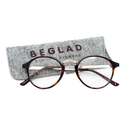 ビグラッド老眼鏡 BE-1018 デミブラウン 度数1.50
