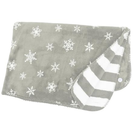両面プリントフランネル3WAYひざ掛け 3WAY 1B.BIG結晶グレー