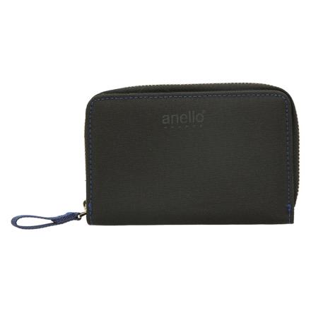 aneLLoGRANDE クラフト 二つ折り財布 GJM0413 GJM0413 BK.ブラック