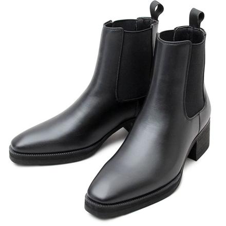 gLabeLLa HeeL-Up CheLSea BootS gLbb-176 Sサイズ(25.0-25.5cM) BLACK-A