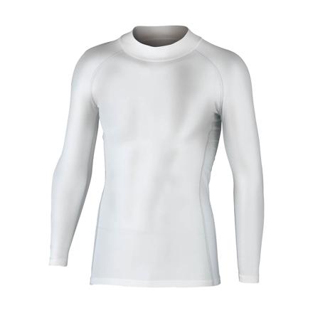 BTパワーストレッチ ハイネックシャツ ホワイト サイズS