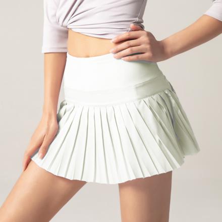 スポーツウェア スカート インナーパンツ付き ksskirt01 ホワイト Sサイズ