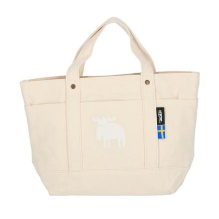 moz 帆布 トートバッグ Mサイズ ナチュラルアイボリー