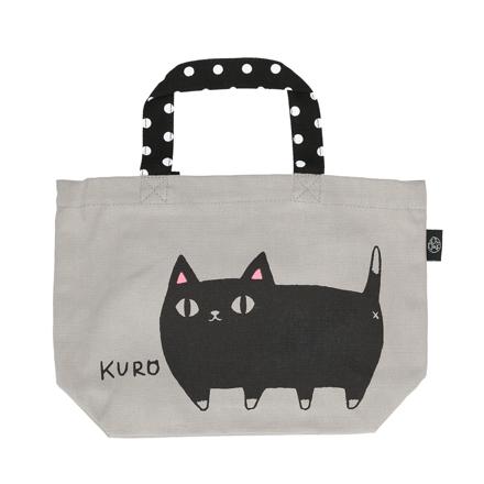 猫三兄弟 ミニトートバッグ トートバッグ 13273.KURO