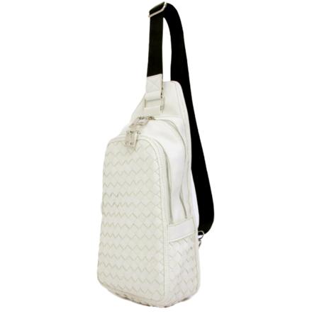 REGiSTA Intrecciato BoDy Bag バッグ WHITE