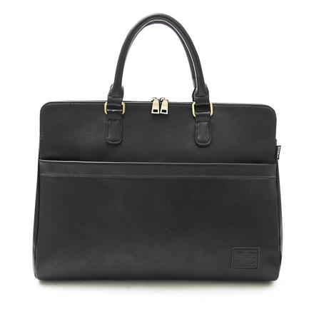 SYNTHETIC LEATHER BRIEFCASE ビジネスバッグ BLACK(スムース)