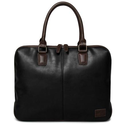 SYNTHETIC LEATHER BRIEFCASE ビジネスバッグ BLACK