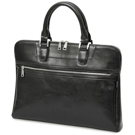 REGiSTA SpLit Leather BriefcaSe バッグ BLACK