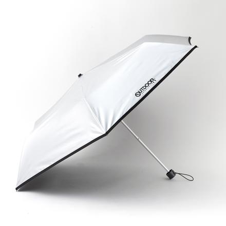 OutDoor ProDuctS 雨晴兼用 折傘 折りたたみ傘58cM シルバー