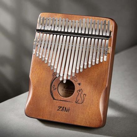 カリンバ 21キー pmyka06 ブラウン