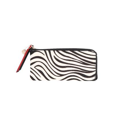 PiSoraro ピソラロ ハラコ ロングウォレット 長財布 ZEBRA