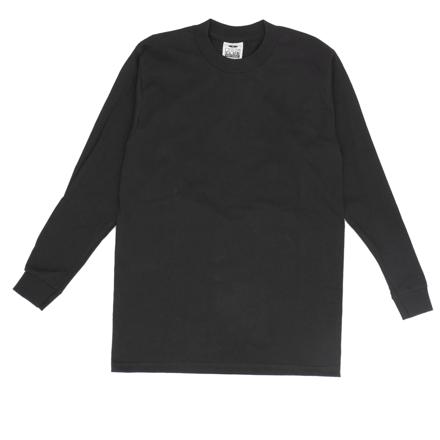 PRO CLUB プロクラブ 114 長袖 クルーネック HEAVY WEIGHT Tシャツ ブラック サイズS