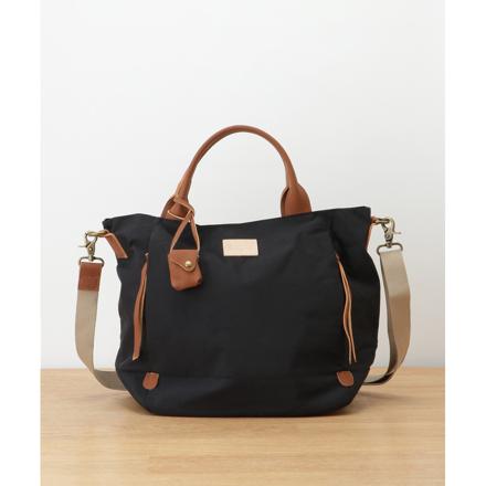 toleur ナイロングログラン2WAYトート BK
