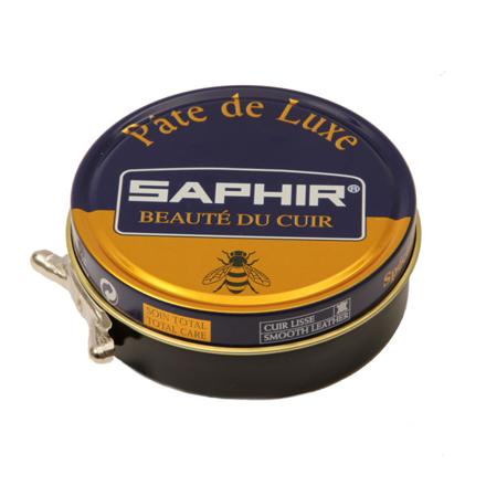 サフィール SAPHIR ルボウ ビーズワックスポリッシュ 50ML 01.ブラック