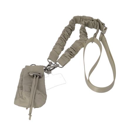 ALTROSE 巾着ポーチ付くしゅくしゅストラップ ブラウン