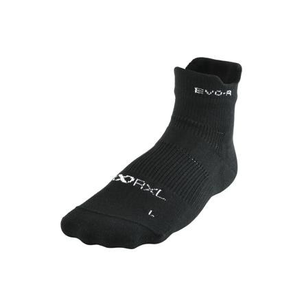 アールエル RｘL SOCKS RNS1003 EVO-FM ラウンド型ミドル丈 M(24-26cM) ブラック