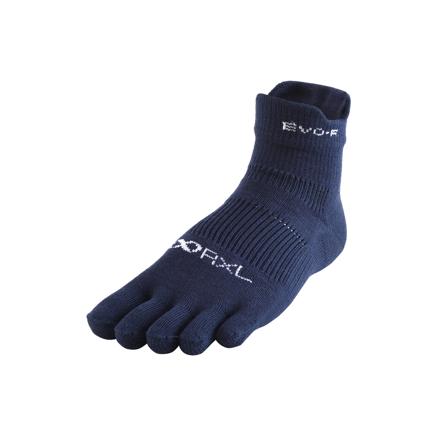 アールエル RｘL SOCKS RNS5004 EVO-FM 5本指 ミドル丈 L(26-28cM) ネイビー