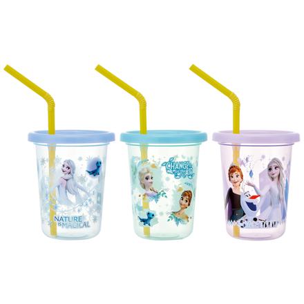 ストロー付タンブラー3個 230ml SIH2ST アナと雪の女王21
