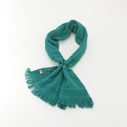 たおるマフラー ミニ 青緑