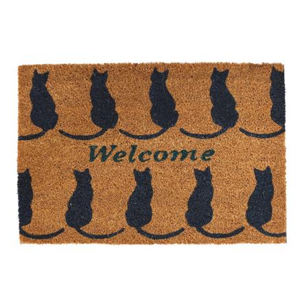 コイヤーマット 玄関マット キャッツテイル