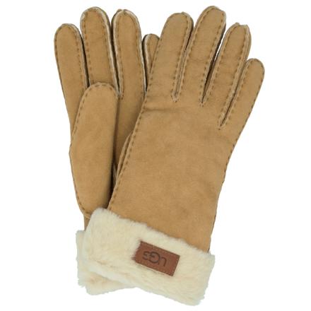 UGG アグ W TURN CUFF GLOVE サイズS CheStnut