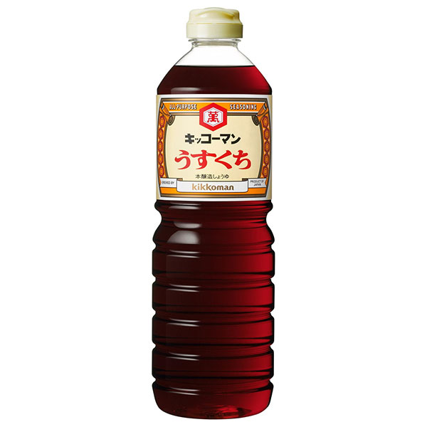 キッコーマン うすくちしょうゆ 1Lペットボトル×6本入|調味料 醤油 薄口