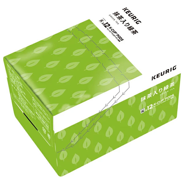 ユニカフェ キューリグ専用カートリッジ K-Cupパック 抹茶入り緑茶 12P×8箱入|お茶 緑茶 カートリッジ Kカップ KEURIG BREWSTAR