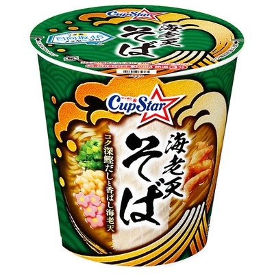 サンヨー食品 サッポロ一番 カップスター 海老天そば 66g×12個入