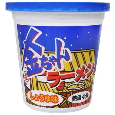 徳島製粉 金ちゃんラーメンカップ しょうゆ味 71g×12個入