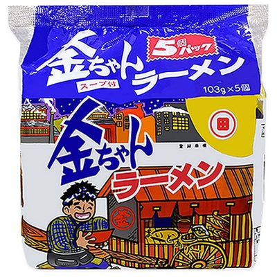 徳島製粉 金ちゃんらーめん 5食パック×6袋入