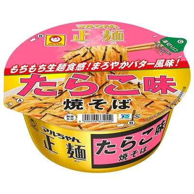 東洋水産 マルちゃん正麺 カップ たらこ味焼そば 112g×12個入