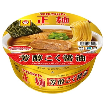 東洋水産 マルちゃん正麺 カップ 芳醇こく醤油 119g×12個入