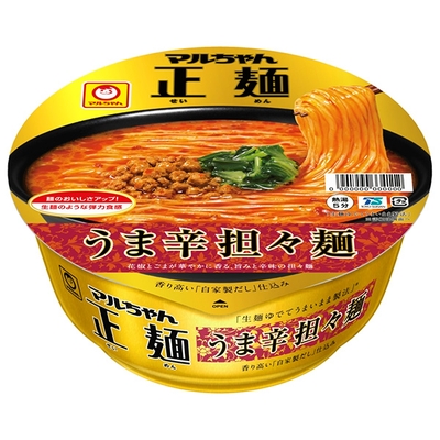 東洋水産 マルちゃん正麺 カップ うま辛担担麺 126g×12個入