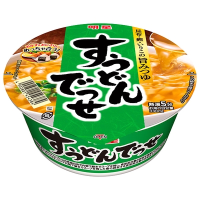 明星食品 すうどんでっせ 67g×12個入