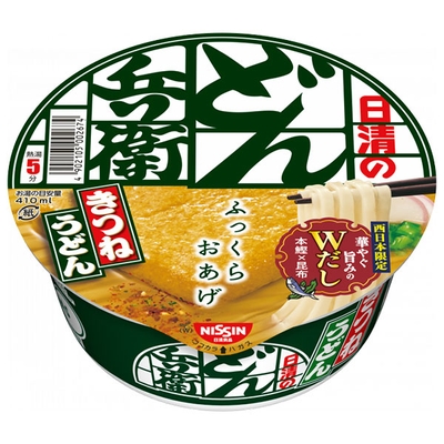 日清食品 日清のどん兵衛 きつねうどん [西] 95g×12個入|一般食品 インスタント食品 カップ麺 うどん
