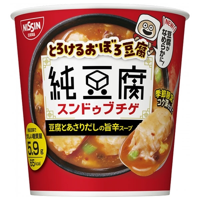 日清食品 とろけるおぼろ豆腐 純豆腐 スンドゥブチゲスープ 17g×12(6×2)個入
