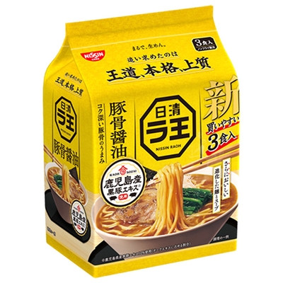 日清食品 日清 ラ王 豚骨醤油 3食パック×9袋入