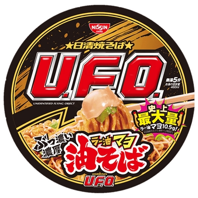 日清食品 日清焼そばU.F.O. 油そば ラー油マヨ 112g×12個入