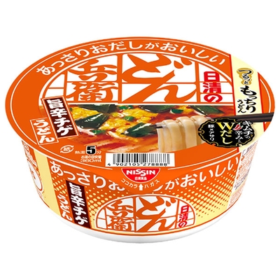 日清食品 日清のあっさりおだしがおいしいどん兵衛 旨辛チゲうどん 69g×12個入