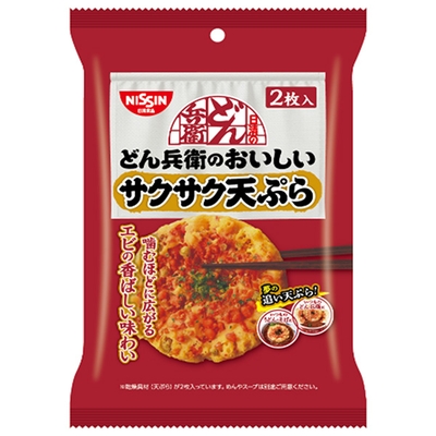 日清食品 日清のどん兵衛のおいしいサクサク天ぷら 2枚入 32g×16袋入