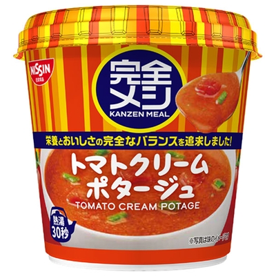 日清食品 完全メシ トマトクリームポタージュ 49g×6個入×(2ケース)