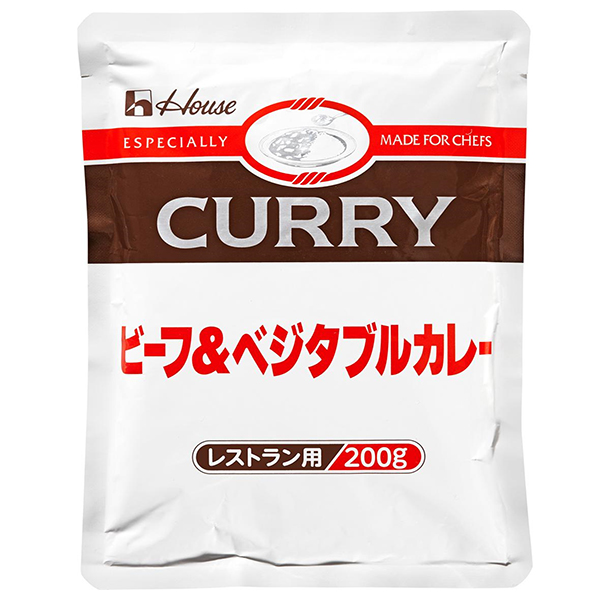 ハウス食品 ビーフ&ベジタブルカレー 200g×30袋入|カレー レトルト 野菜カレー ビーフカレー