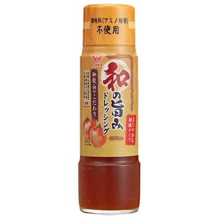 ハグルマ 和の旨み ドレッシング 200ml瓶×12本入|調味料 ドレッシング たまねぎ 和歌山 まろやか