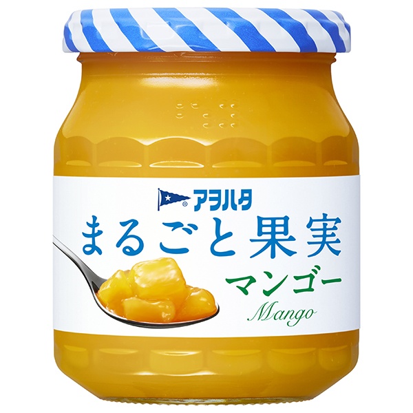 アヲハタ まるごと果実 マンゴー 250g瓶×6個入|一般食品 ジャム 瓶